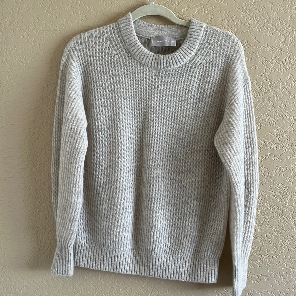 Everlane Oversized Alpaca Crew Sweater